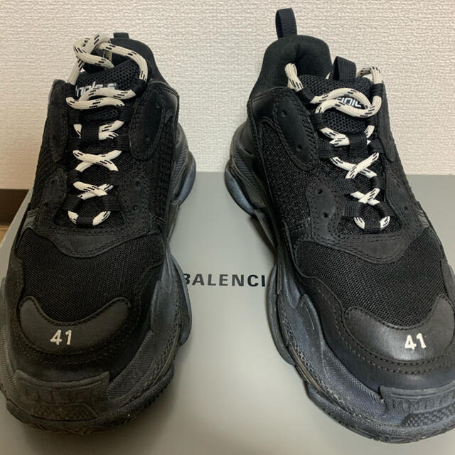 Balenciaga TripleS Clear Sole Black 41安く治せると思います