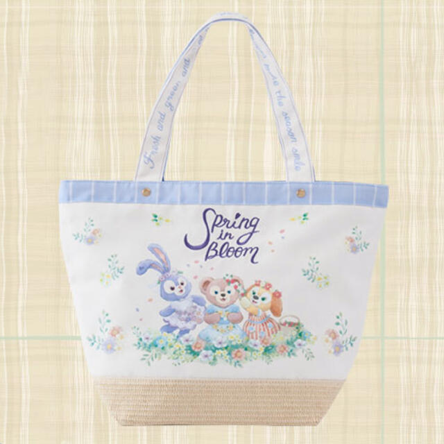 【新商品】トートバッグ＊スプリングインブルーム＊ダッフィー＊ディズニーシー