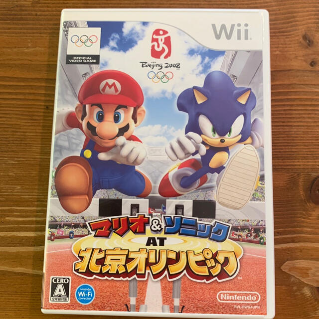 Wii(ウィー)のマリオ＆ソニック AT 北京オリンピック Wii エンタメ/ホビーのゲームソフト/ゲーム機本体(家庭用ゲームソフト)の商品写真