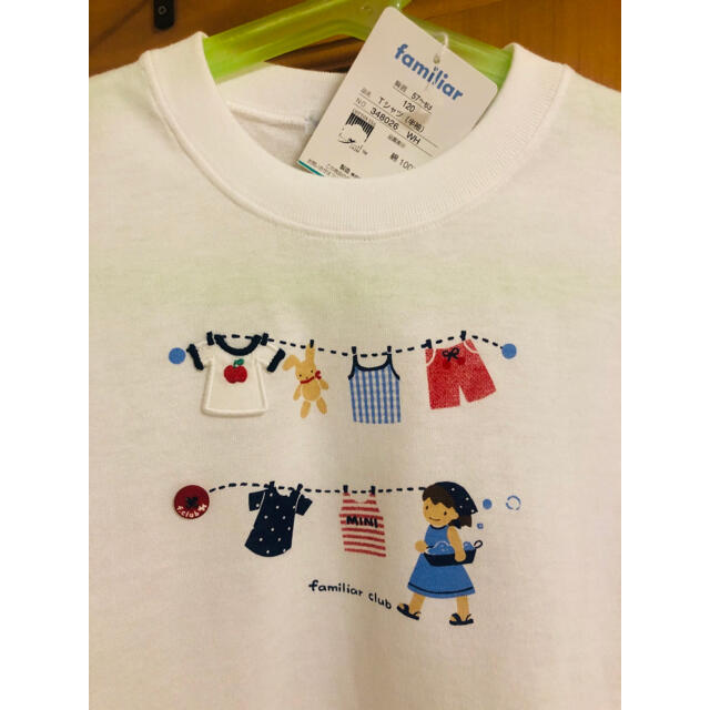 familiar(ファミリア)の新品タグ付き ファミリア Tシャツ 120cm キッズ/ベビー/マタニティのキッズ服女の子用(90cm~)(Tシャツ/カットソー)の商品写真
