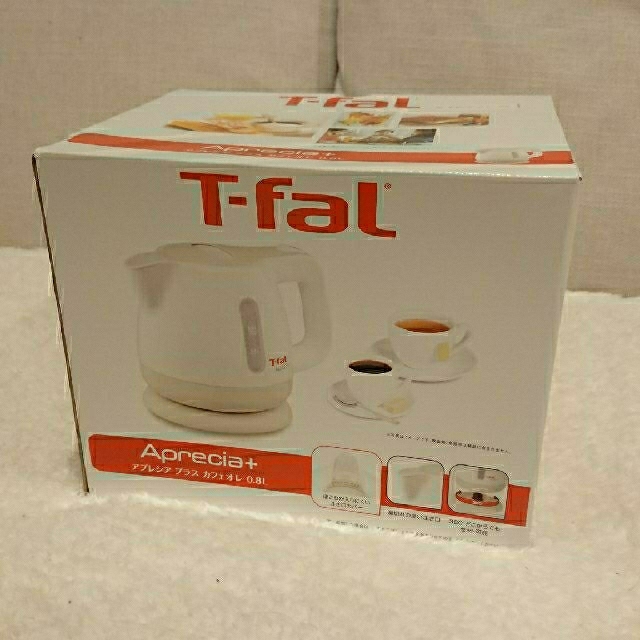 T-fal(ティファール)のT-faL Aprecia+ アプレシア プラス カフェオレ 0.8L スマホ/家電/カメラの生活家電(電気ケトル)の商品写真