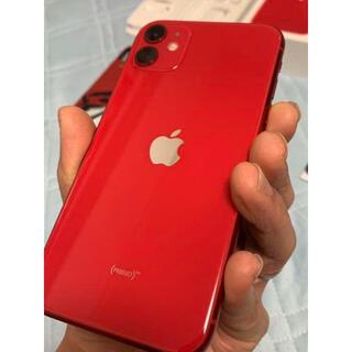 アイフォーン(iPhone)の★iPhone 11 RED 256 GB SIMフリー★オマケ付き(スマートフォン本体)