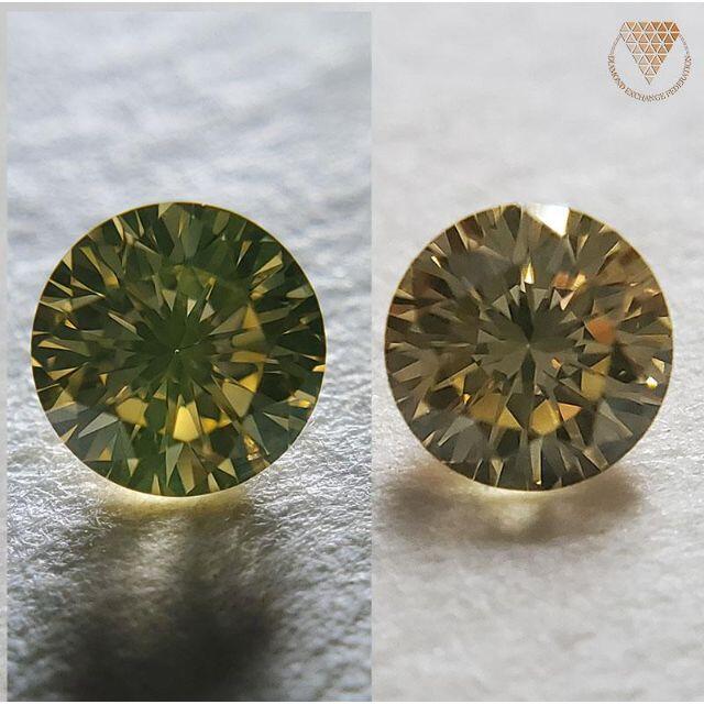 0.217 ct F.L.Br.Or.Yellow SI1 天然 ダイヤモンド