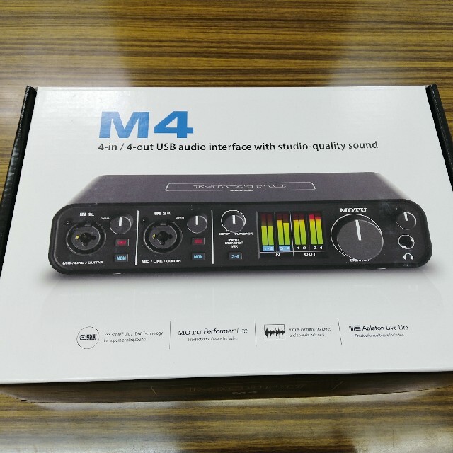 MOTU M4オーディオインターフェイス新品・送料無料 楽器のDTM/DAW(オーディオインターフェイス)の商品写真