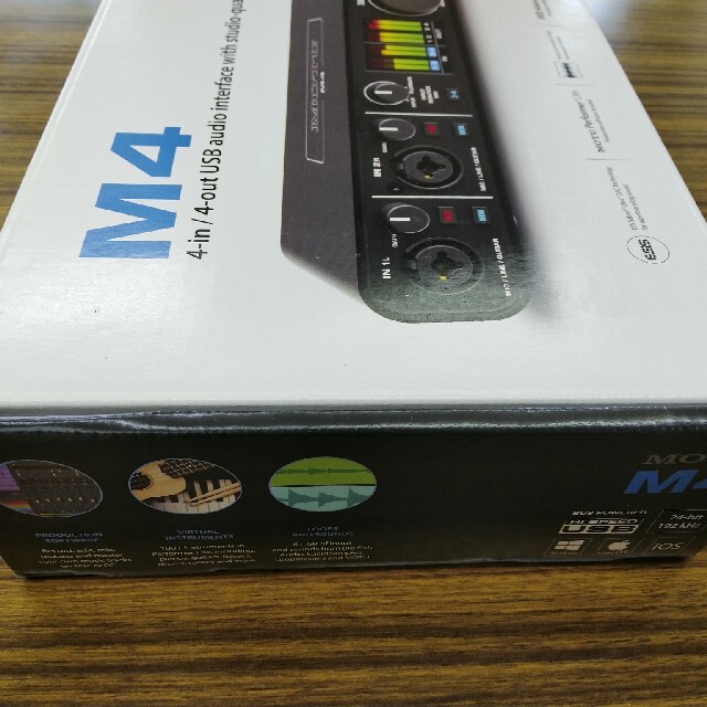 MOTU M4オーディオインターフェイス新品・送料無料 楽器のDTM/DAW(オーディオインターフェイス)の商品写真