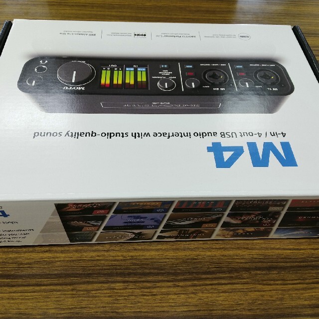 MOTU M4オーディオインターフェイス新品・送料無料 楽器のDTM/DAW(オーディオインターフェイス)の商品写真