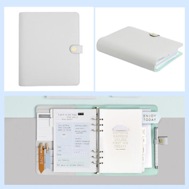 Kikki K 新品未開封 システム手帳 レザー 24cm cm Greyの通販 By Ny Ta S Shop ラクマ