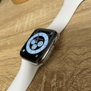 アップルウォッチ(Apple Watch)のApple watch Series6 シルバーステンレス 40mm(腕時計(デジタル))