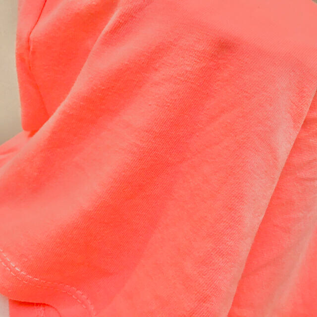 未使用■カットソー■少しオレンジ掛かったピンク◼️ヘソ出し レディースのトップス(カットソー(半袖/袖なし))の商品写真