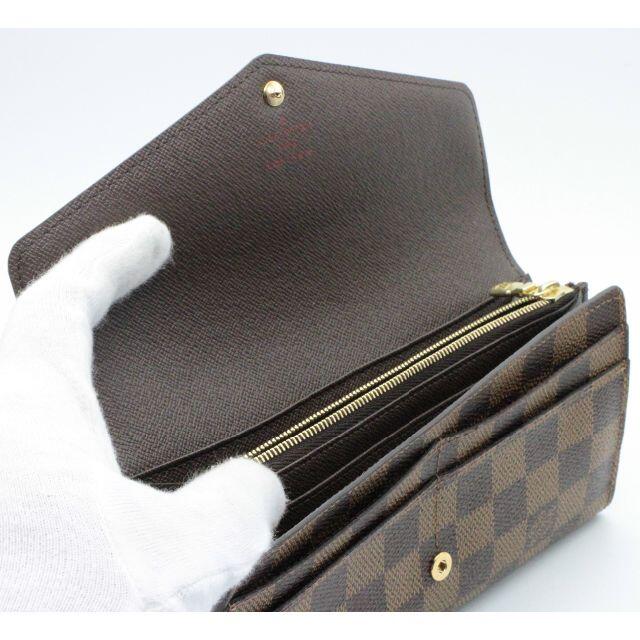 LOUIS VUITTON(ルイヴィトン)のルイヴィトンダミエポルトフォイユサラN63209【超美品】 レディースのファッション小物(財布)の商品写真