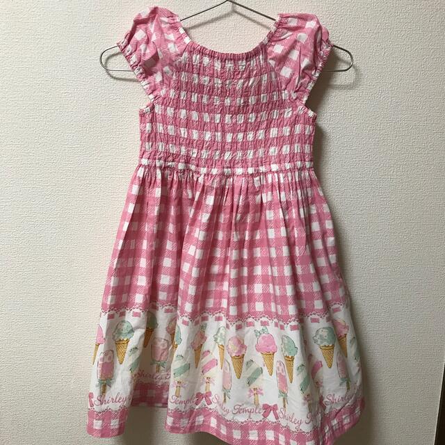 Shirley Temple(シャーリーテンプル)のシャーリーテンプル☆アイスワンピース130 キッズ/ベビー/マタニティのキッズ服女の子用(90cm~)(ワンピース)の商品写真