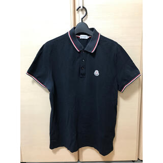 モンクレール(MONCLER)のMONCLER モンクレール 半袖ポロシャツ Tシャツ ネイビー XL(ポロシャツ)