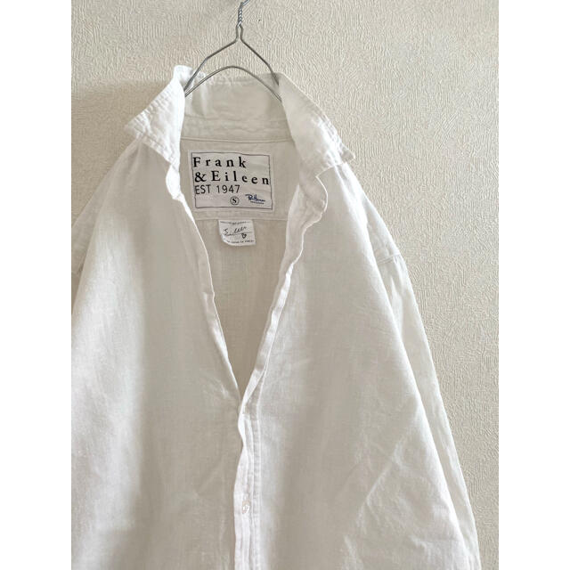 Frank&Eileen×RonHaman Whiteivory コットンシャツレディース