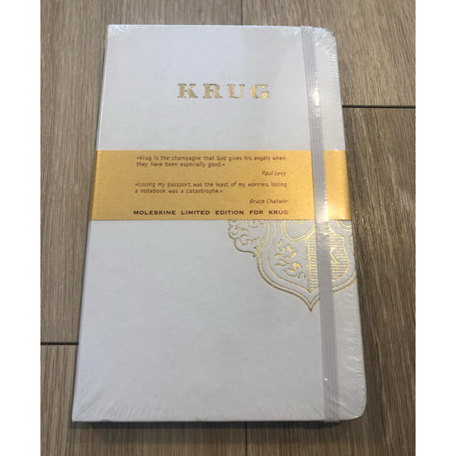 Krug(クリュッグ)の【ニック様専用】Krug(クリュッグ)ノート 非売品 食品/飲料/酒の酒(シャンパン/スパークリングワイン)の商品写真