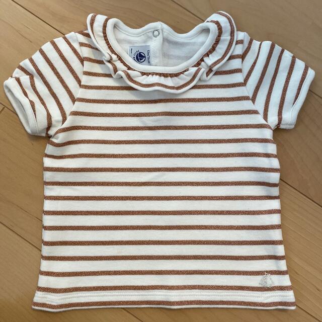 PETIT BATEAU(プチバトー)のプチバトー　半袖Ｔシャツ キッズ/ベビー/マタニティのベビー服(~85cm)(Ｔシャツ)の商品写真