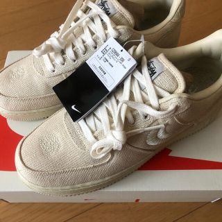 ナイキ(NIKE)のSTUSSY NIKE AIR FORCE 1 LOW FOSSIL 27CM(スニーカー)