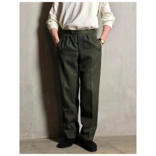 ヨウジヤマモト(Yohji Yamamoto)のvintage チェコ軍 オリーブ オールシーズン バトルドレススラックス(スラックス)