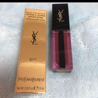 イヴサンローランボーテ(Yves Saint Laurent Beaute)のYSL  ルージュ　ウォーターステイン 617  ダイブインザヌード(リップグロス)