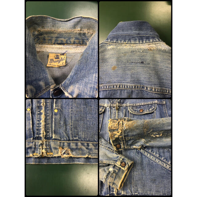 Wrangler(ラングラー)のWranlger 24MJZ Repaired メンズのジャケット/アウター(Gジャン/デニムジャケット)の商品写真