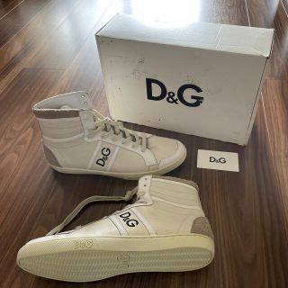 ドルチェアンドガッバーナ(DOLCE&GABBANA)の期間限定値下げ！DOLCE&GAABANA D&G スニーカー 未使用 ドルガバ(スニーカー)