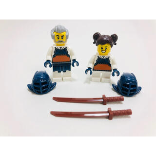 レゴ(Lego)の【新品未使用】レゴ　LEGO ミニフィグ　剣道　親子(知育玩具)