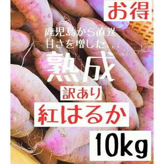 【訳あり】鹿児島産 熟成 紅はるか10kg サツマイモ さつまいも 送料無料(野菜)