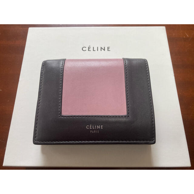 格安公式サイト セリーヌCELINE 二つ折り財布 美品 - www