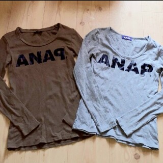 アナップ(ANAP)のANAP 💗Tシャツ 1枚(Tシャツ(長袖/七分))