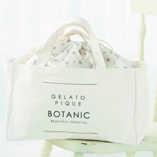 ジェラートピケ(gelato pique)の新品　ジェラートピケ&ROSY 4月号付録巾着型ストックバッグ(トートバッグ)