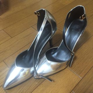 シルバーパンプス 23.0cm(ハイヒール/パンプス)