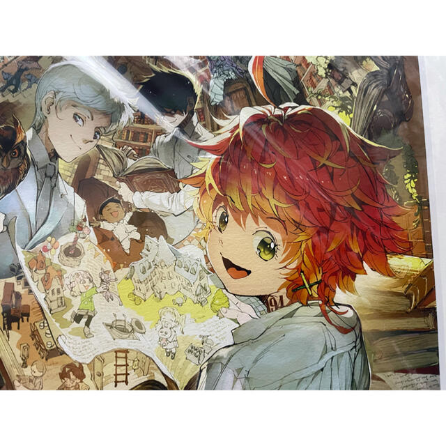約束のネバーランド展 複製原画 キービジュアル(サイン入り