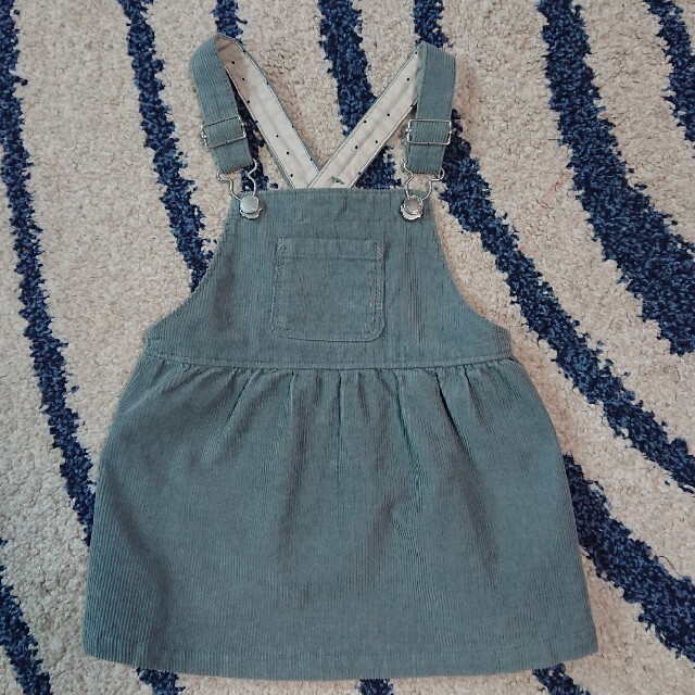 ZARA KIDS(ザラキッズ)のZARA☆美品☆オーバーオール スカート 80㎝ キッズ/ベビー/マタニティのベビー服(~85cm)(ワンピース)の商品写真