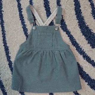 ザラキッズ(ZARA KIDS)のZARA☆美品☆オーバーオール スカート 80㎝(ワンピース)