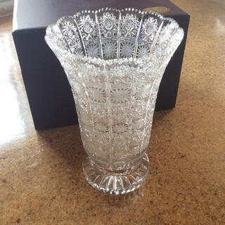 ボヘミア クリスタル(BOHEMIA Cristal)のチェコ ボヘミアンガラス 花瓶 500pk(花瓶)