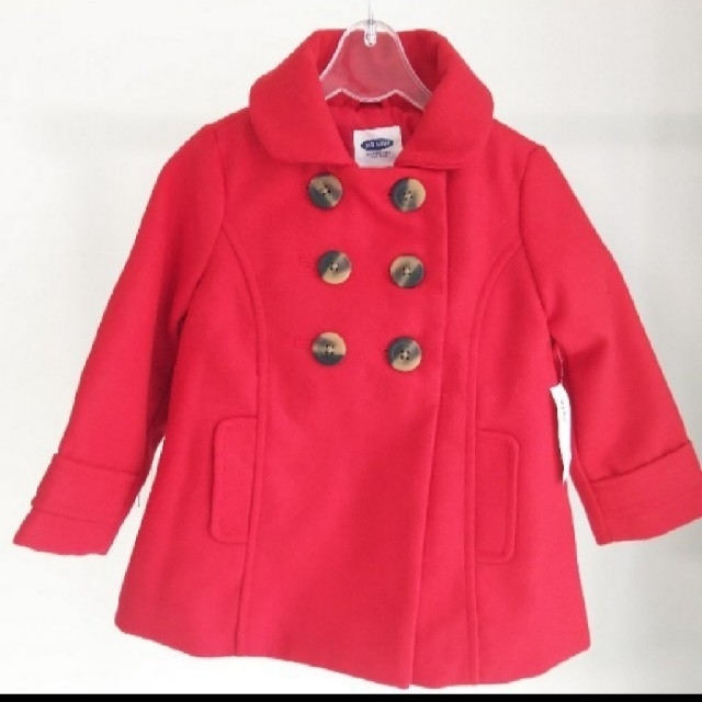 Old Navy(オールドネイビー)の【新品】オールドネイビー Pコート キッズ/ベビー/マタニティのキッズ服女の子用(90cm~)(コート)の商品写真