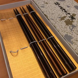 輪島塗  箸  はし3膳   新品(カトラリー/箸)