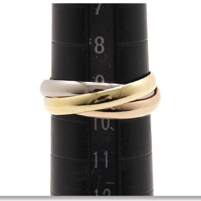 Cartier K18 指輪 箱 証明書付 R17の通販 by ヤマ's shop｜カルティエならラクマ - 美品 カルティエ トリニティ リング 9号 高品質低価
