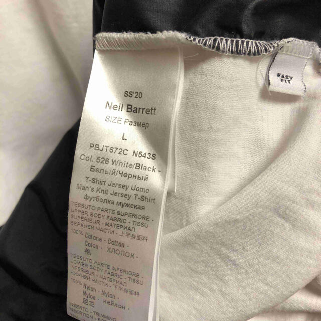 国内正規 20SS Neil Barrett ニールバレット Tシャツ - Tシャツ
