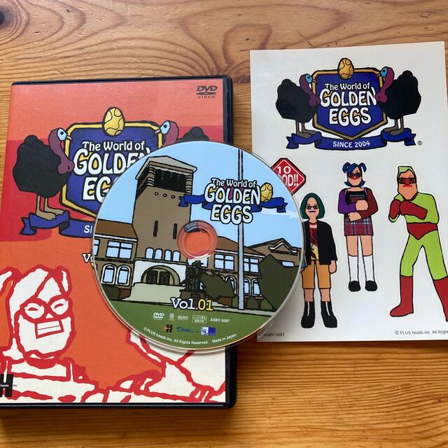 GOLDEN EGGS  DVD Vol 01 エンタメ/ホビーのDVD/ブルーレイ(アニメ)の商品写真