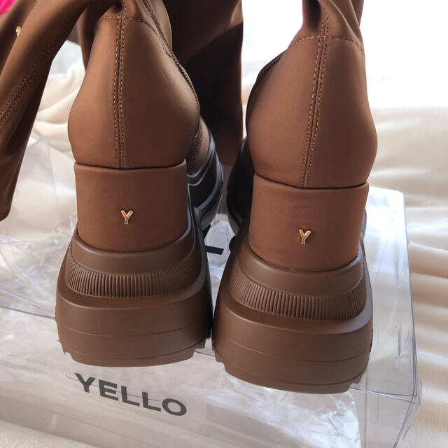 yello HAZELNUT SNEAKER LONG イエロー ブーツ　完売 レディースの靴/シューズ(ブーツ)の商品写真