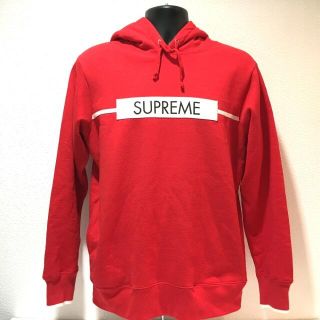 シュプリーム(Supreme)のシュプリーム プルオーバー 17SS ロゴ フーデッド スウェット パーカー(パーカー)