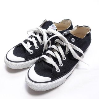 コンバース(CONVERSE)の■コンバース　スニーカー　黒　レディース　24cm(スニーカー)