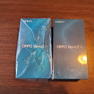 オッポ(OPPO)の【新品未使用】OPPO Reno 3A  ブラック SIMフリー(スマートフォン本体)