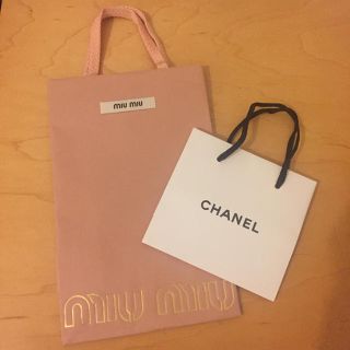 シャネル(CHANEL)のCHANEL♡miu miu ショッパーセット(その他)