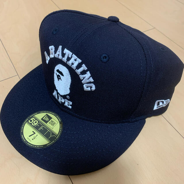 送料込☆エイプ×ニューエラ☆59FIFTY☆59.6cm☆APE☆NEW ERA