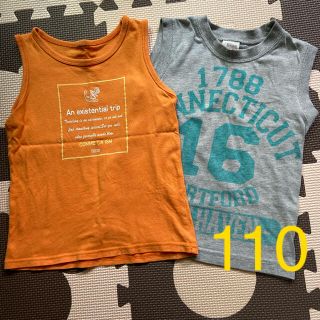 コムサイズム(COMME CA ISM)のコムサ他　2枚セット　タンクトップ　110(Tシャツ/カットソー)