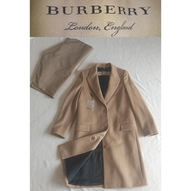 ［極美品］BURBERRY バーバリーカシミア ロングコート