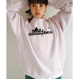 ロンハーマン(Ron Herman)のSomewhere Crew Sweat Lavender size3（送料込）(トレーナー/スウェット)