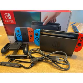 ニンテンドースイッチ(Nintendo Switch)のNintendo Switch Joy-Con (L) ネオンブルー/ (R) (家庭用ゲーム機本体)