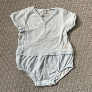 プチバトー(PETIT BATEAU)のプチバトー ロンパース サイズ:6ヶ月/67cm(ロンパース)